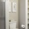 a bathroom with a glass shower