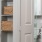 a white door in a room