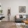 a living room with a couch and a table